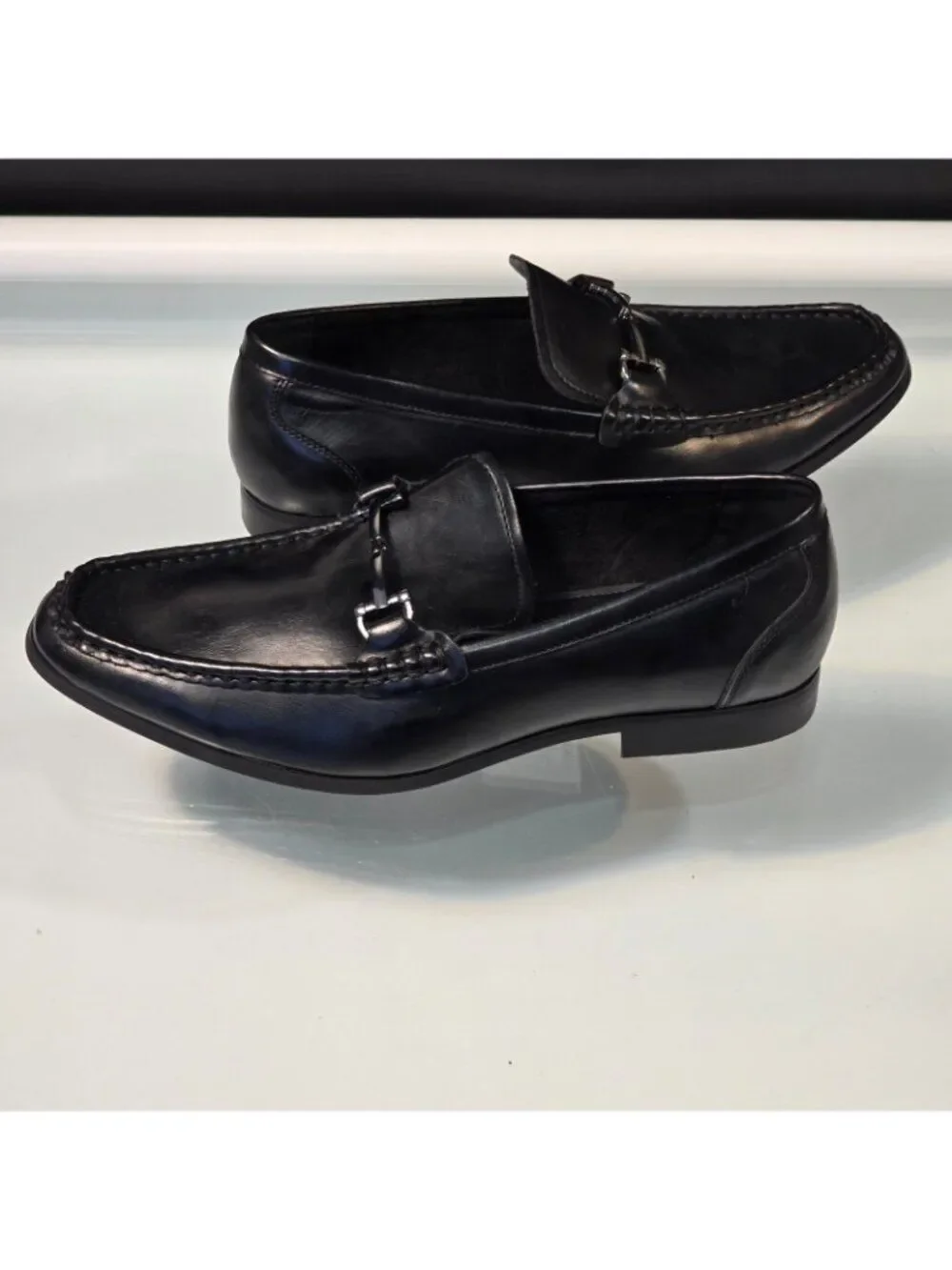 Nordstrom Rack Ortholite Baldwin Black Slip On Loafers Mens Sz 10 US Shoes